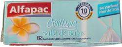 Coulissac Salle de bain Fleur de lotus 10L Boîte vue avant