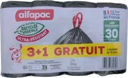 Lien coulissant Ultra résistant 3 rouleaux + 1 gratuit 30L Pack vue arrière