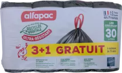 Lien coulissant Ultra résistant 3 rouleaux + 1 gratuit 30L Pack vue avant
