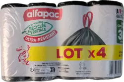 Lien coulissant Ultra résistant lot de 4 rouleaux 30L Pack vue arrière