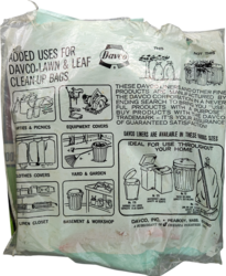Trash can liners 30Gal Pack vue arrière