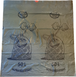 Lien coulissant Ultra résistant Ultra protection 50L Vue sac déplié