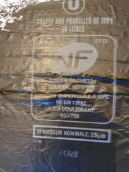 Lien coulissant 50L Vue marquage