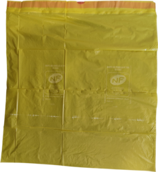 Poignées coulissantes Tri Sélectif 50L Vue sac déplié